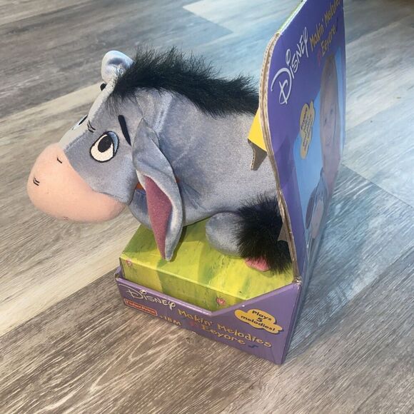Fisher Price Disney Makin' Melodies Eeyore Plush Plays Drum 18M+ New In Box - Picture 5 of 8